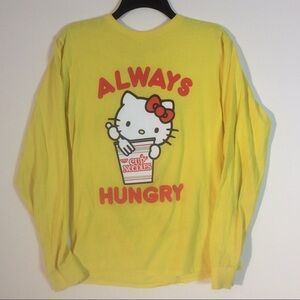 Hello Kitty x Cup of Noodles Ramen Yellow T Shirt